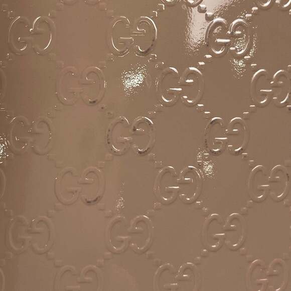 Gucci Micro Guccissima Handbag, 2-Way Shoulder Bag with GG Pattern, Patent Le... - Picture 4 of 11